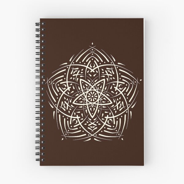 Item preview, Spirit Mandala Ivory Chocolate Brown designed and sold by AinigArt.