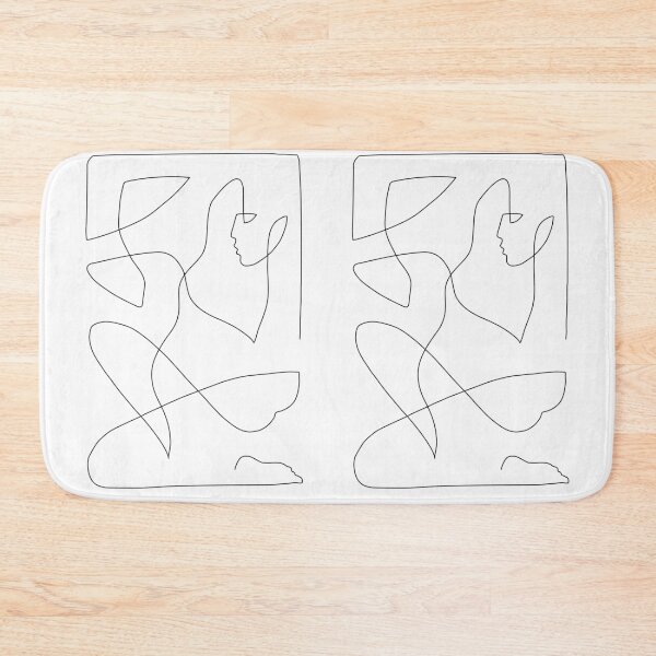 Item preview, Abstract Woman Figure - One Line Art designed and sold by TheRedFinch.