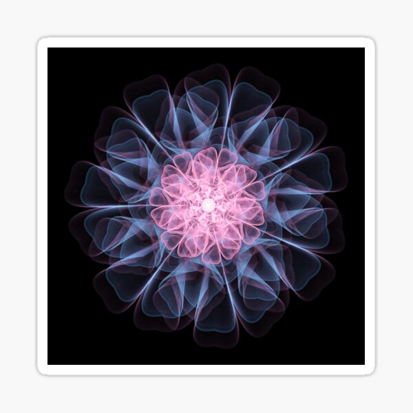 Mandala of Light: Crystal Frequencies of Divine Love Sticker