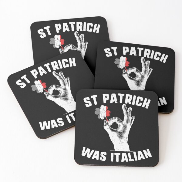 Item preview, Saint Patricks Was Italian Flag Italiano Hand Gesture Shamrock designed and sold by IceNiceIce.