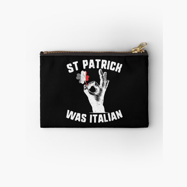 Item preview, Saint Patricks Was Italian Flag Italiano Hand Gesture Shamrock designed and sold by IceNiceIce.