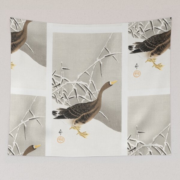 Item preview, Goose oriental artwork designed and sold by Vintage Designs +.