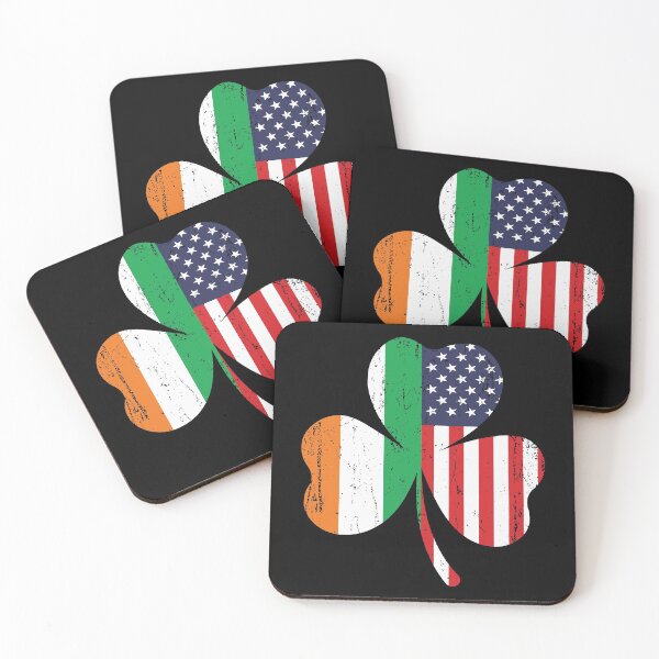 Item preview, Shamrock Irish American Flag Saint Patricks Day designed and sold by IceNiceIce.