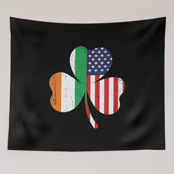 Item preview, Shamrock Irish American Flag Saint Patricks Day designed and sold by IceNiceIce.