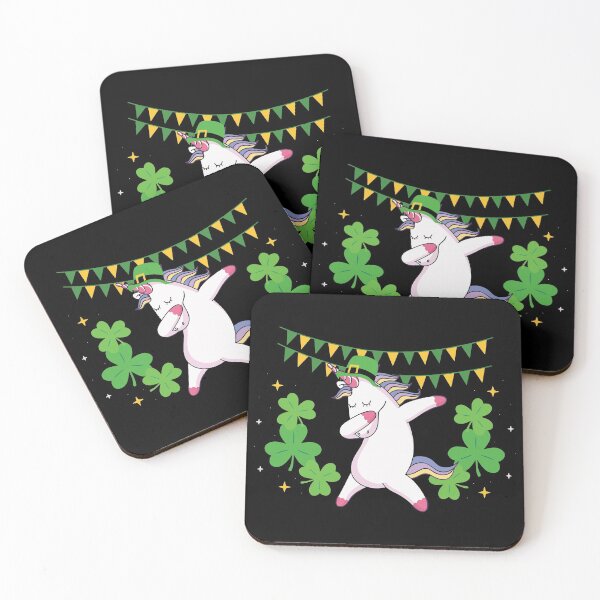 Item preview, Unicorn Saint Patricks Day Irish Girls designed and sold by BallonFlyToSky.