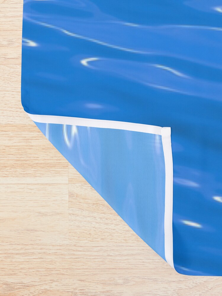 Alternate view of Aqua Shower Curtain