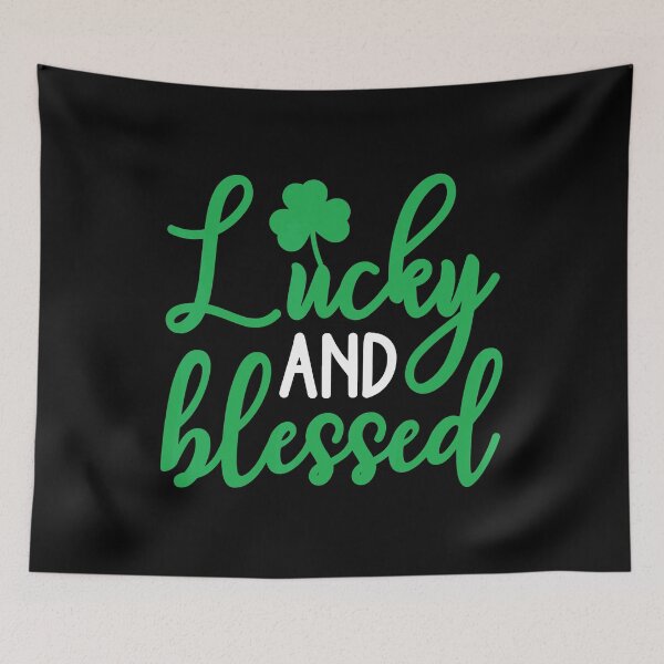 Aperçu de l'œuvre Shamrock Saint Patricks Lucky Blessed Saint Patricks Day créée et vendue par IceNiceIce.