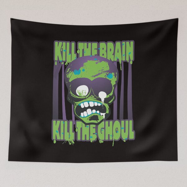 Item preview, Kill the Brain designed and sold by ZombieNinjas.