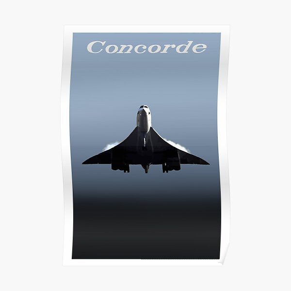Concorde - Décollage Poster