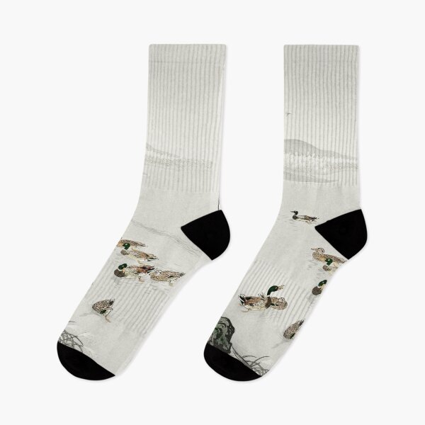 Aperçu de l'œuvre Ducks on a lake oriental artwork créée et vendue par Vintage Designs +.