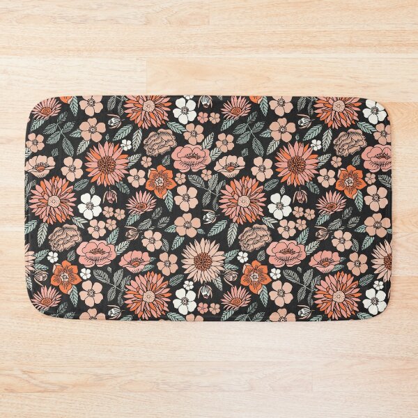 Item preview, 70s flowers - 70s, retro, spring, floral, florals, floral pattern, retro flowers, boho, hippie, earthy, muted designed and sold by charlottewinter.