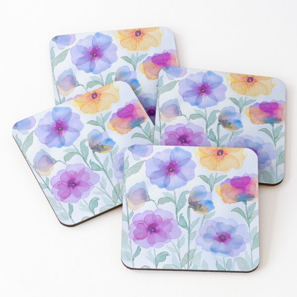 Item preview, Flowers in Vivid Transparent Colors designed and sold by MJoaoFernandez.