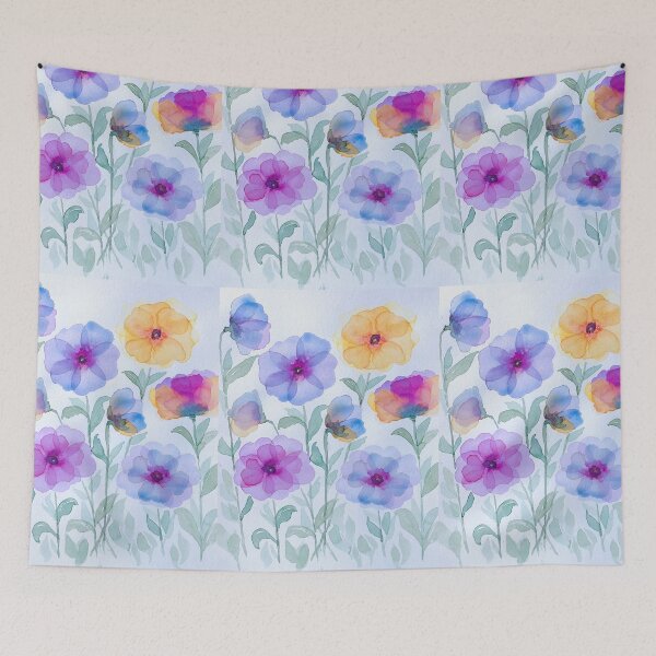 Item preview, Flowers in Vivid Transparent Colors designed and sold by MJoaoFernandez.