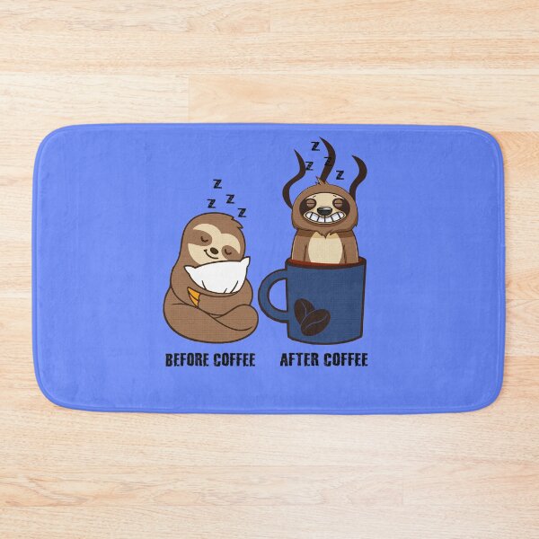 Item preview, Sloth Before Coffee After Coffee designed and sold by tarek25.