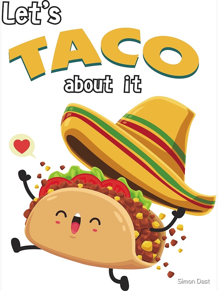 talking taco clipart borders