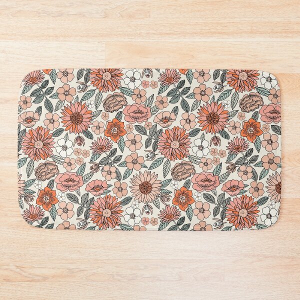Item preview, 70s flowers - 70s, retro, spring, floral, florals, floral pattern, retro flowers, boho, hippie, earthy, muted designed and sold by charlottewinter.