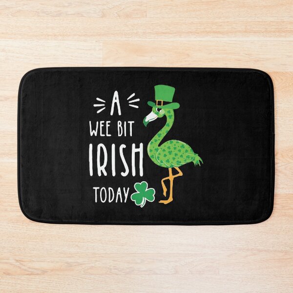Item preview, Wee Bit Irish Today Flamingo Saint Patricks Day Funny designed and sold by BallonFlyToSky.