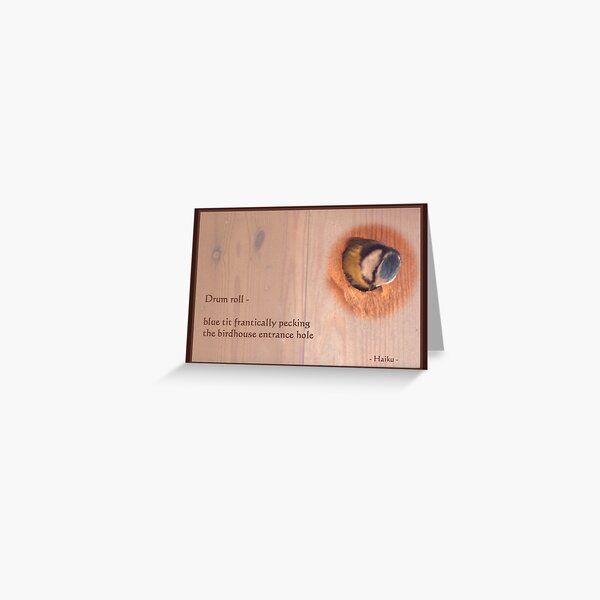 Haiku - Drum Roll Greeting Card