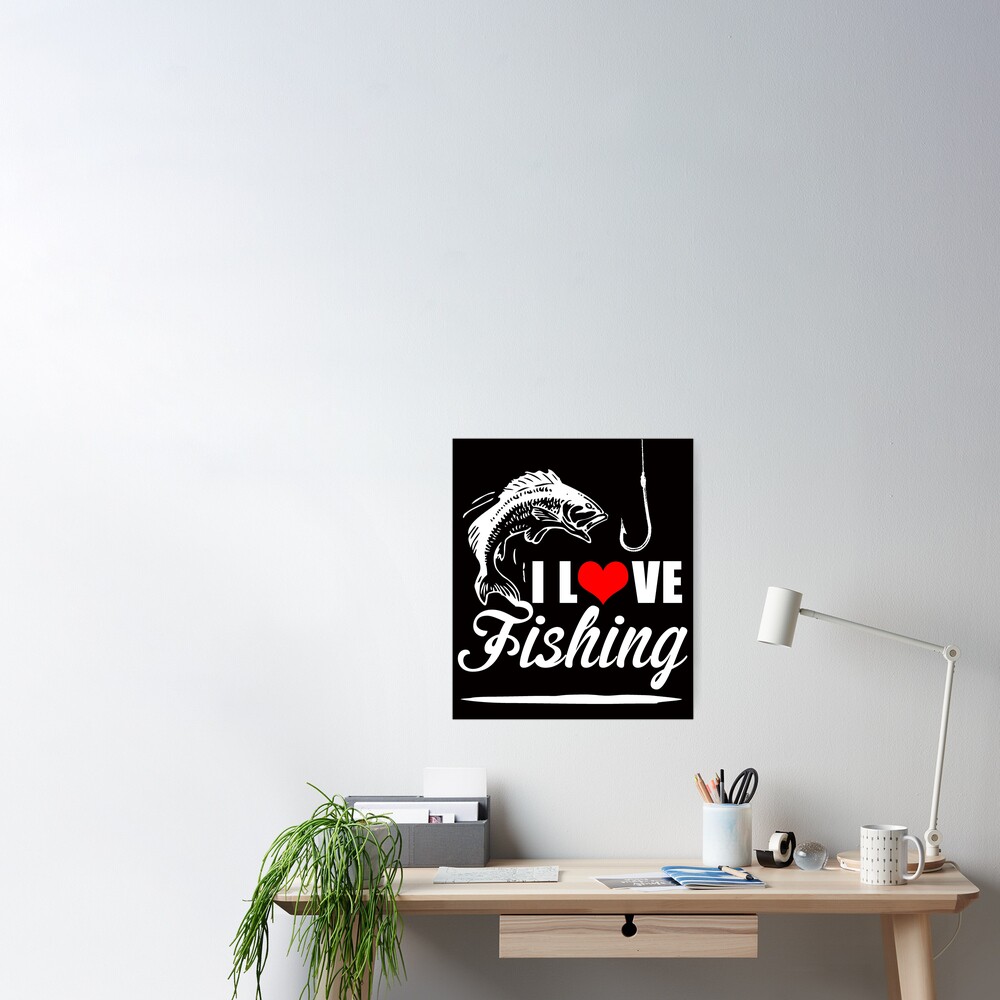 Love Fishing Being YaYa Fishing Shirts Women Poster for Sale by