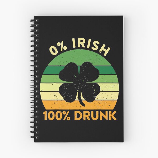 Item preview, Zero Irish 100 Drunk Drinking Saint Patricks Day designed and sold by BallonFlyToSky.