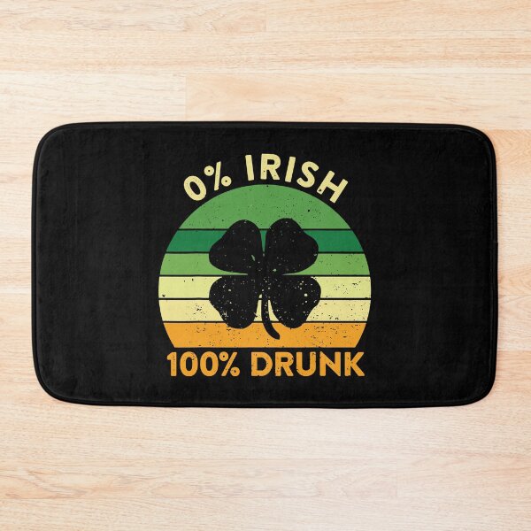 Item preview, Zero Irish 100 Drunk Drinking Saint Patricks Day designed and sold by BallonFlyToSky.