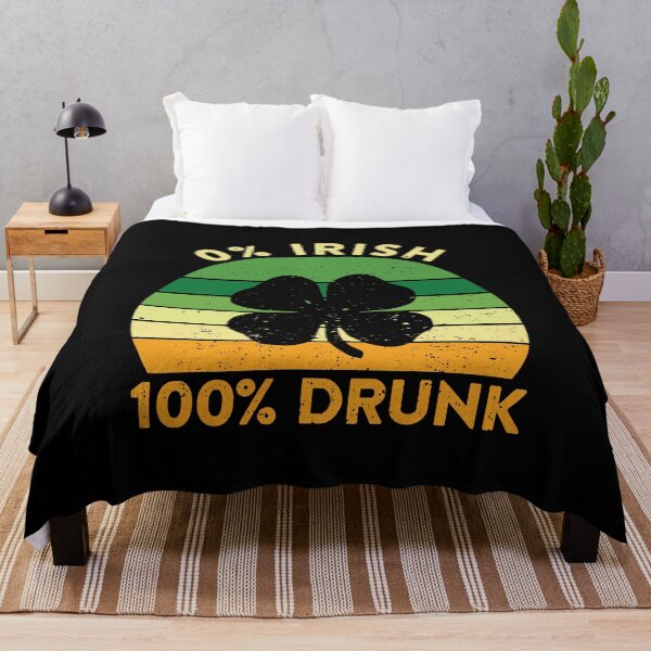Item preview, Zero Irish 100 Drunk Drinking Saint Patricks Day designed and sold by BallonFlyToSky.