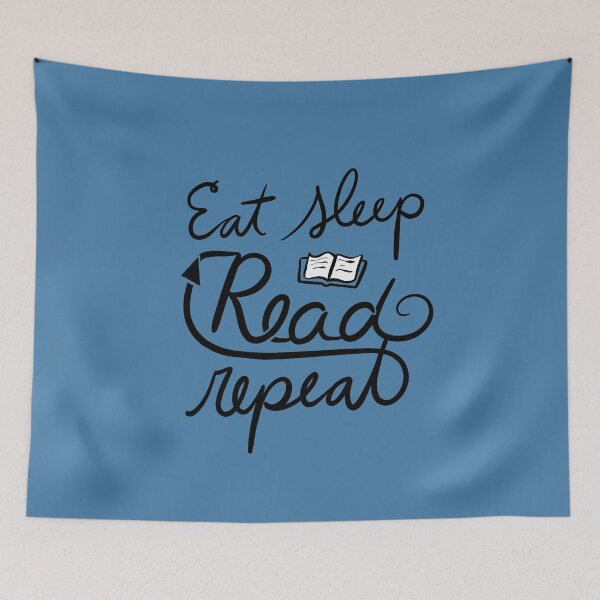 Artikelvorschau, Eat Sleep READ Repeat entworfen und verkauft von FrictionMaxxing.