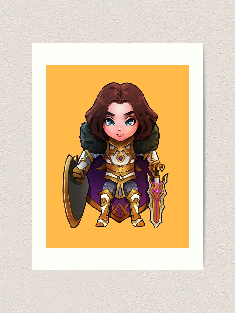 Mobile Legends Cute Chibi Tigreal Ml Art Print By Ellione Loire Redbubble