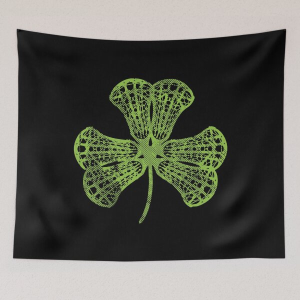 Item preview, Lacrosse Shamrock Clover Saint Patricks Day Player Coach designed and sold by WanitaDesign.