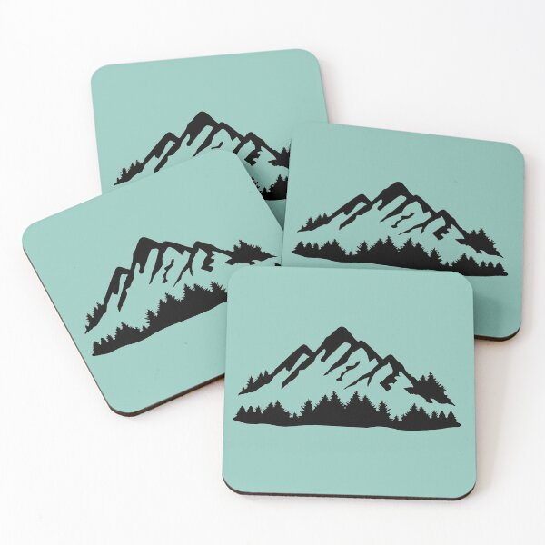 Item preview, Mountains and forest, mountain designed and sold by claudiasartwork.