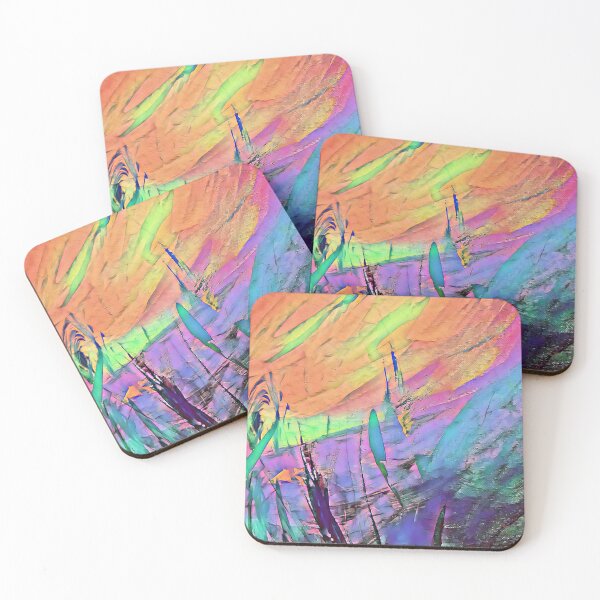 Item preview, Vibrant  Abstract Landscape Painting designed and sold by bipolarvirgoart.