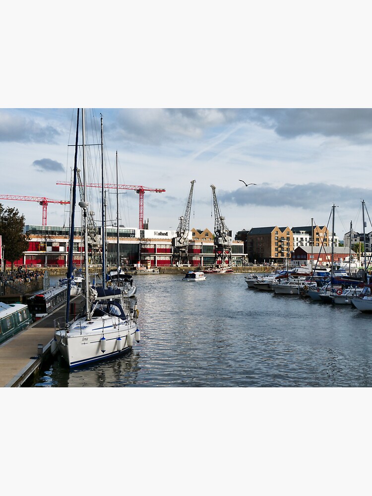 Boats at Bristol Harbour, England by santoshputhran