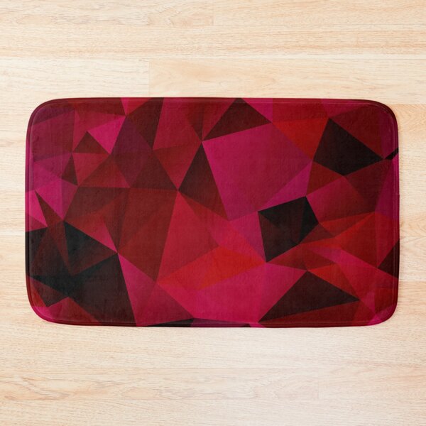Item preview, Polygon abstract reds black geometric pattern designed and sold by fuzzyfox.
