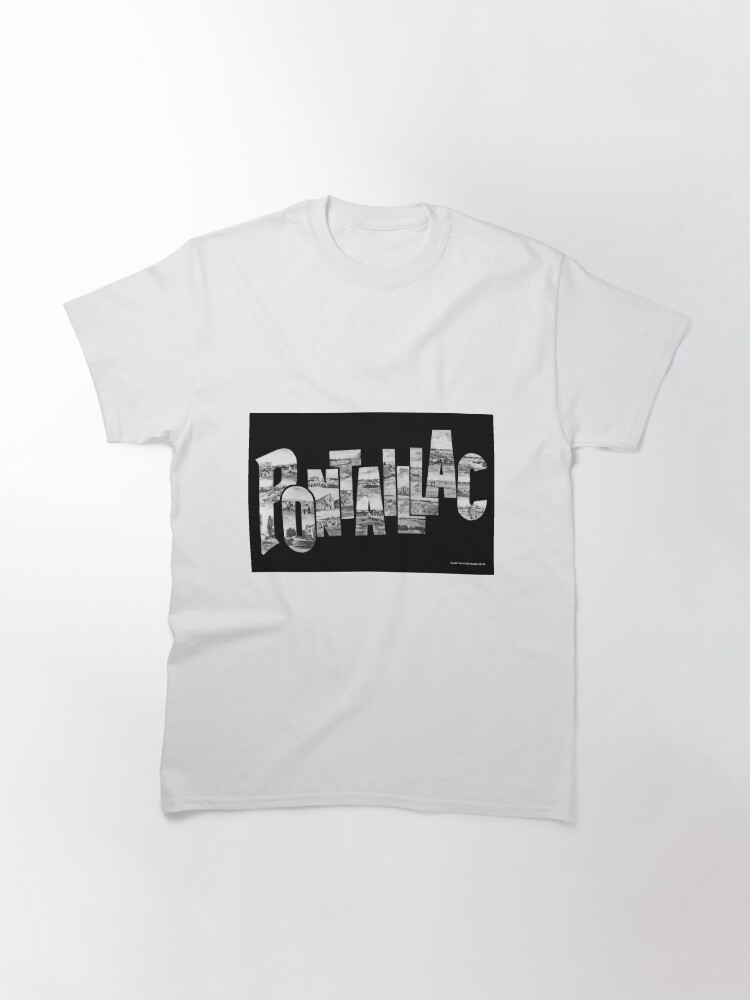 Aperçu 3 sur 7. T-shirt classique avec l'œuvre Pontaillac Belle Époque 1900 créée et vendue par Richet.