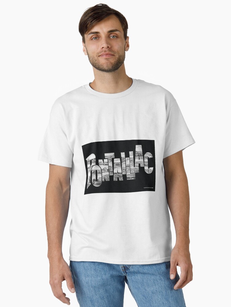 Aperçu 1 sur 7. T-shirt classique avec l'œuvre Pontaillac Belle Époque 1900 créée et vendue par Richet.