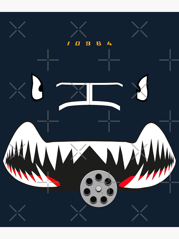 Disover A 10C Warthog Nose Art Premium Matte Vertical Poster