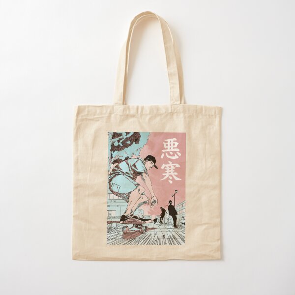 Chill Lofi Skate Cotton Tote Bag