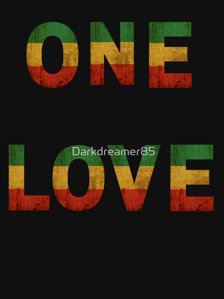 One Love Jamaica Rastafari Reggae T Shirt And Accessories T Shirt By Darkdreamer85 Redbubble 4669