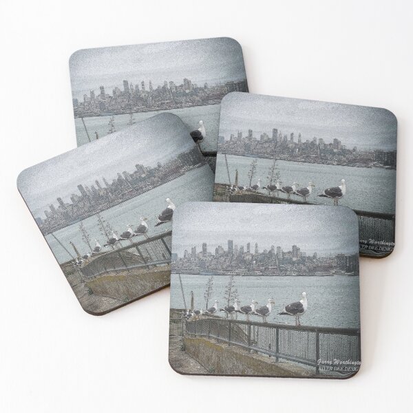 Item preview, Seabirds Of Alcatraz designed and sold by RiverDeeDesigns.