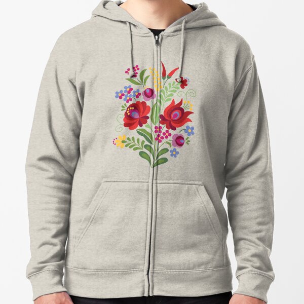 flower design hoodies