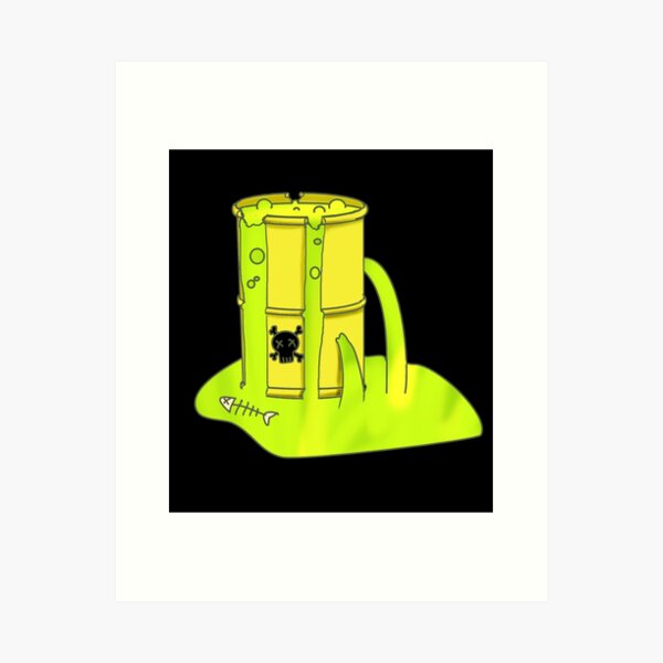 Aperçu de l'œuvre Baril Toxic Nuclear créée et vendue par YaelleDark.