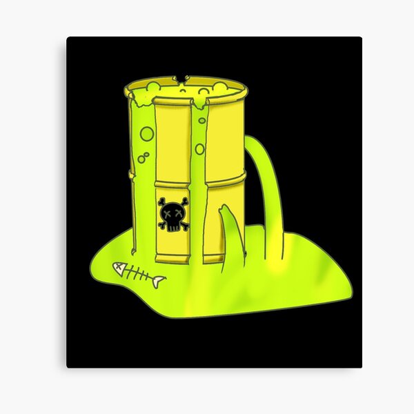 Aperçu de l'œuvre Baril Toxic Nuclear créée et vendue par YaelleDark.