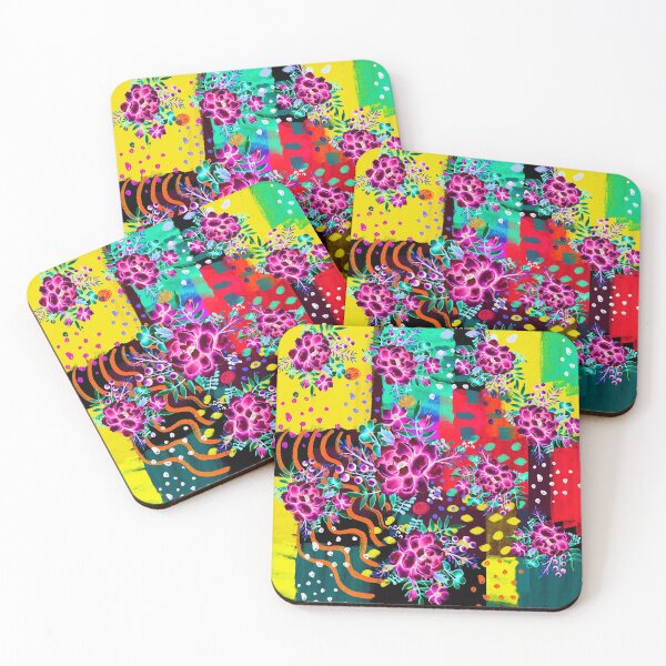 Item preview, Black Floral Patchwork  designed and sold by Nora Gad.