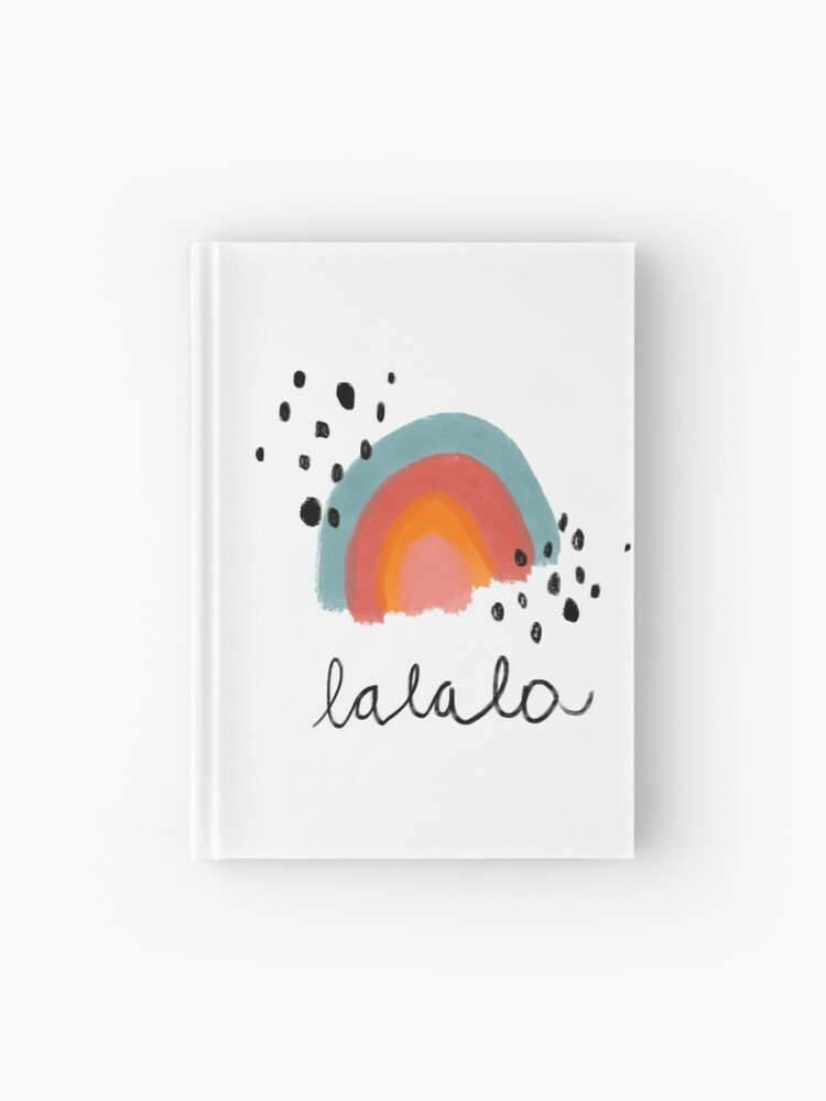 Thumbnail 1 of 3, Journal, Happy rainbow in pastel colors designed and sold by Florcitasart.