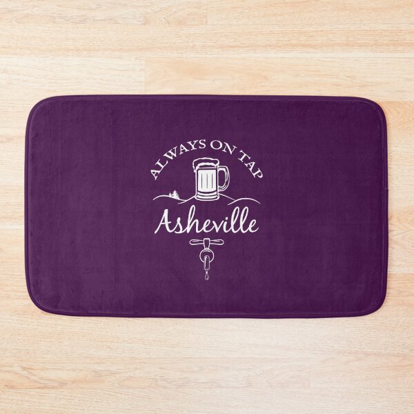 Item preview, Asheville Beer - Always On Tap - White On Plum designed and sold by Serena's Asheville Merch.