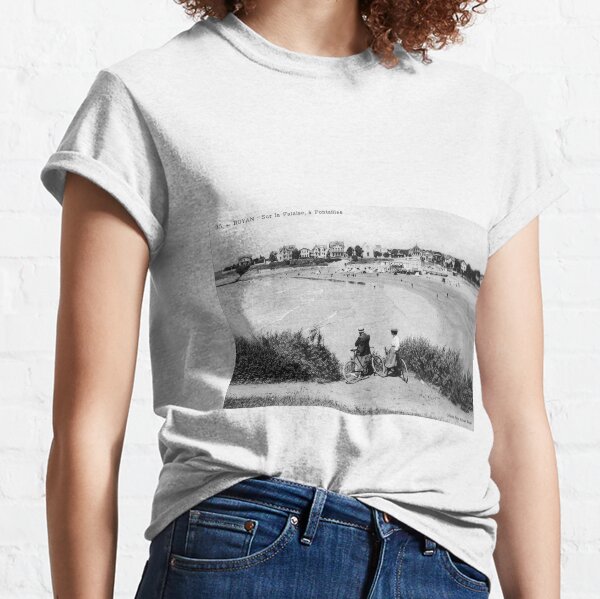 Plage de Pontaillac à la Belle Époque T-shirt classique