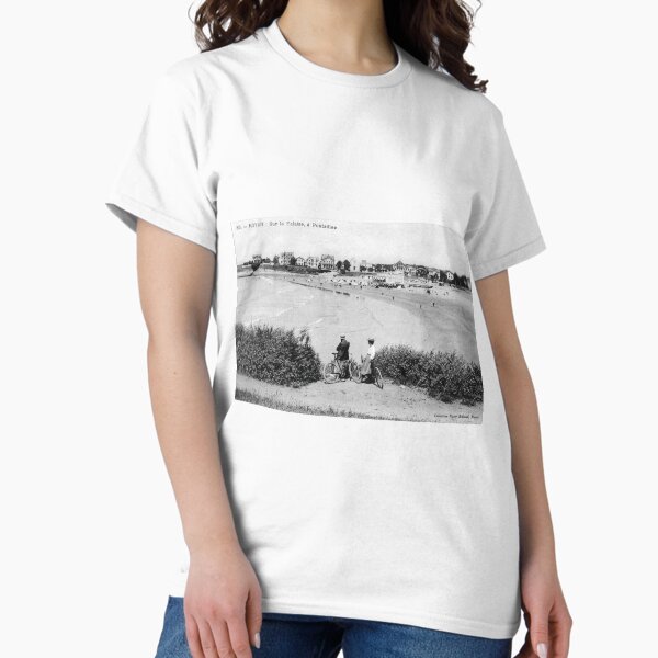 Plage de Pontaillac à la Belle Époque T-shirt classique