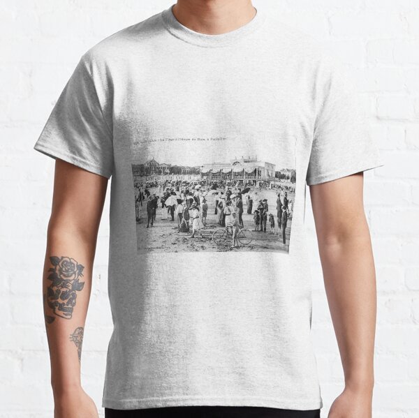 Plage de Pontaillac à la Belle Époque T-shirt classique