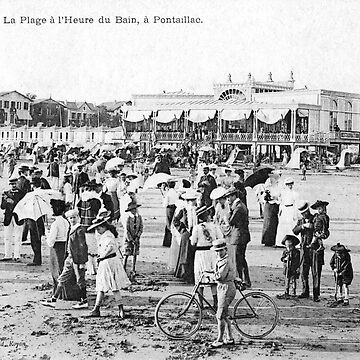 Aperçu de l'œuvre Plage de Pontaillac à la Belle Époque de Francois Richet