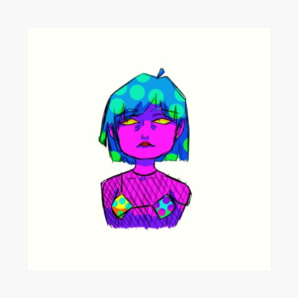 Aperçu de l'œuvre Punky Toxic Girl créée et vendue par YaelleDark.